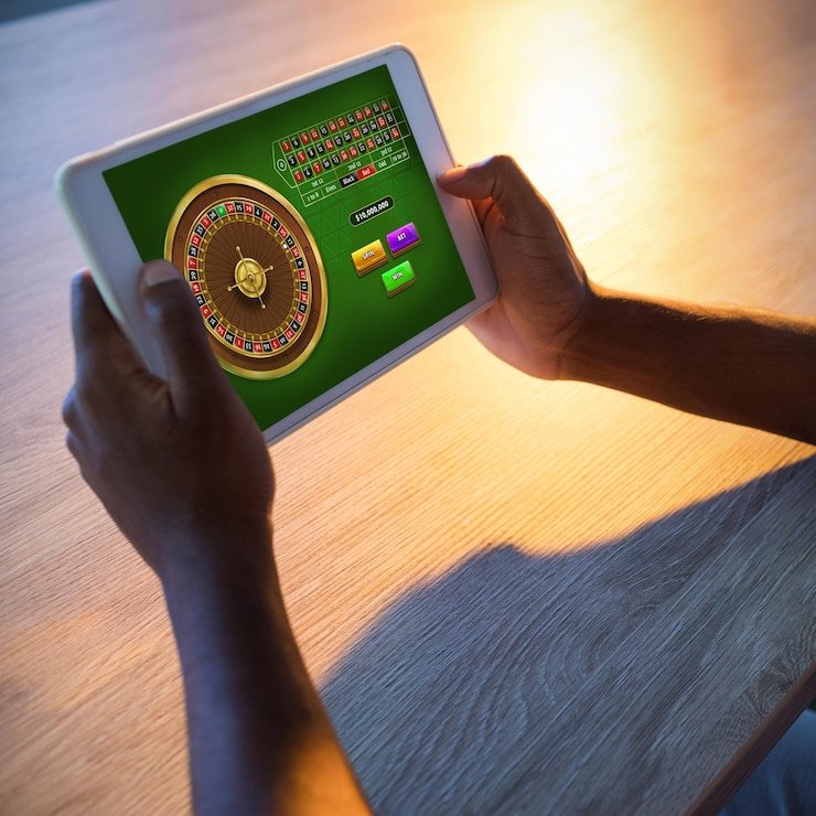 Antarmuka aplikasi mobile jutawan slot menampilkan pasar olahraga dan slot